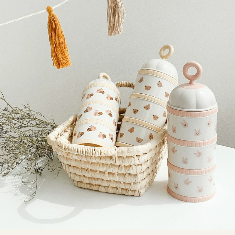 Fertilizer Dispenser - Cute Bear Milk Powder Box Baby