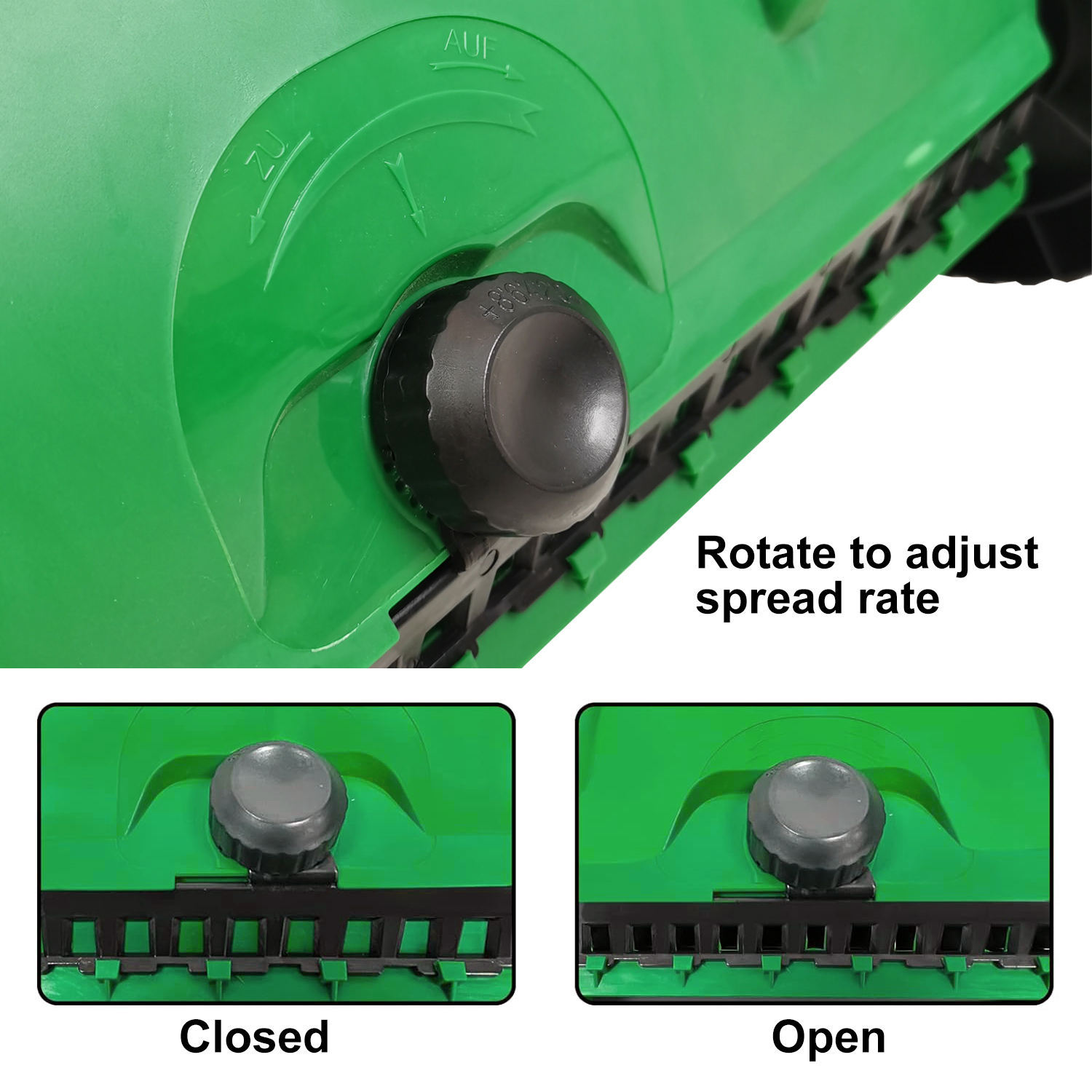 12L Push-type Plastic Seeder F - Grass Seed Spreader recension och pris