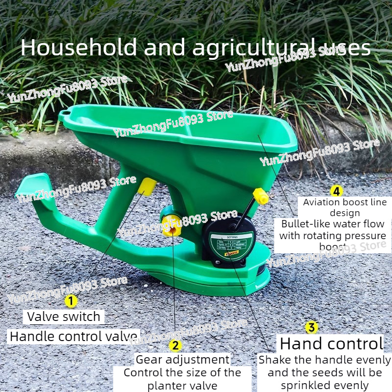 Small Fertilizer Grass Seeding - Grass Seed Spreader recension och pris