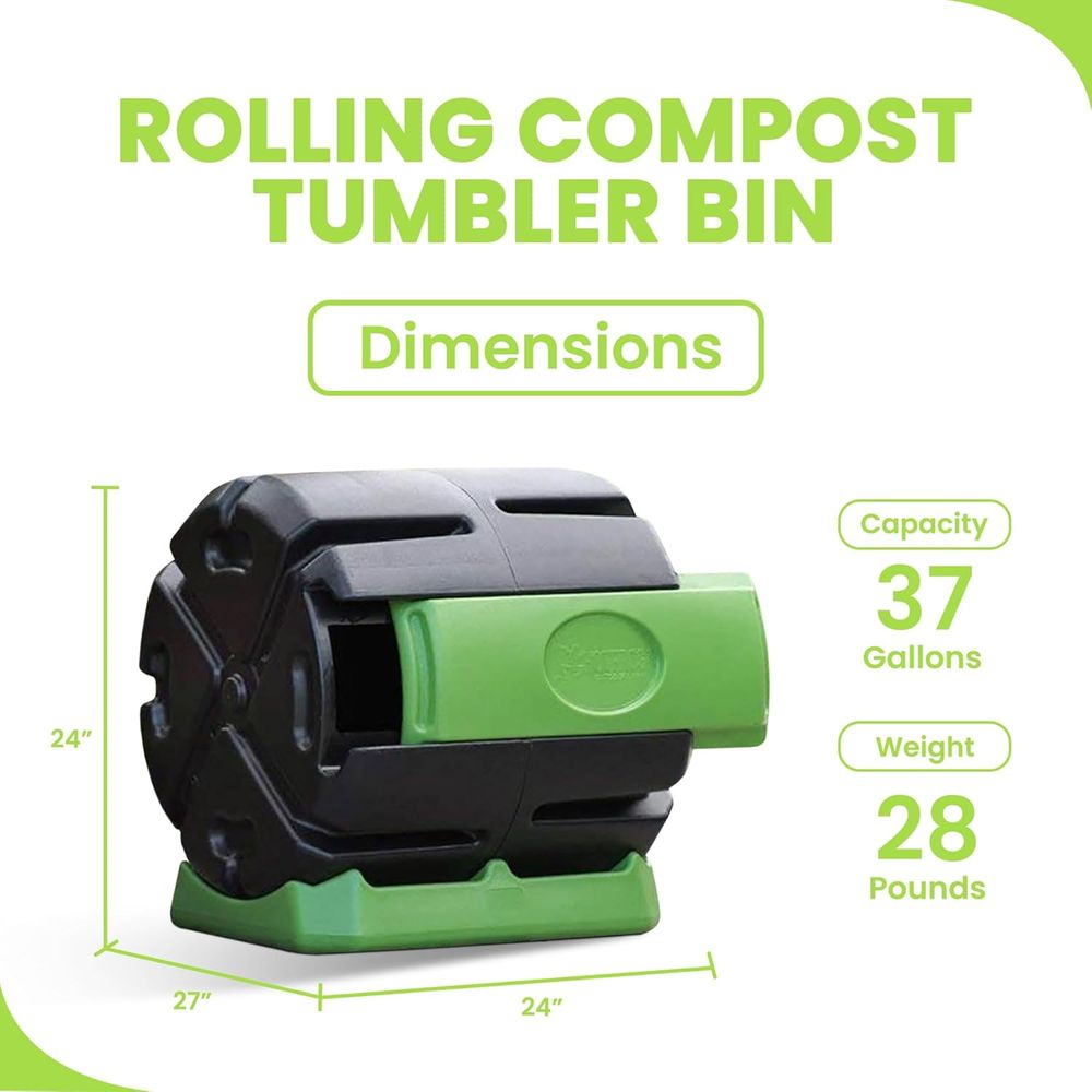 Single Chamber Outdoor Rotatin - Compost Bin recension och pris