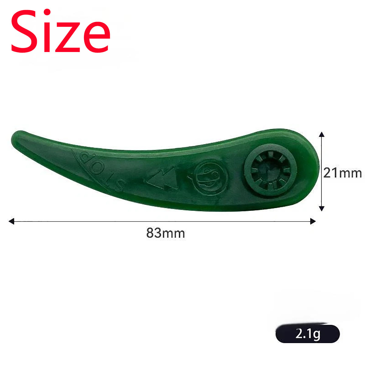 1/5/10/20/50/100Pc Green Plast - Gardening Tools Basic recension och pris