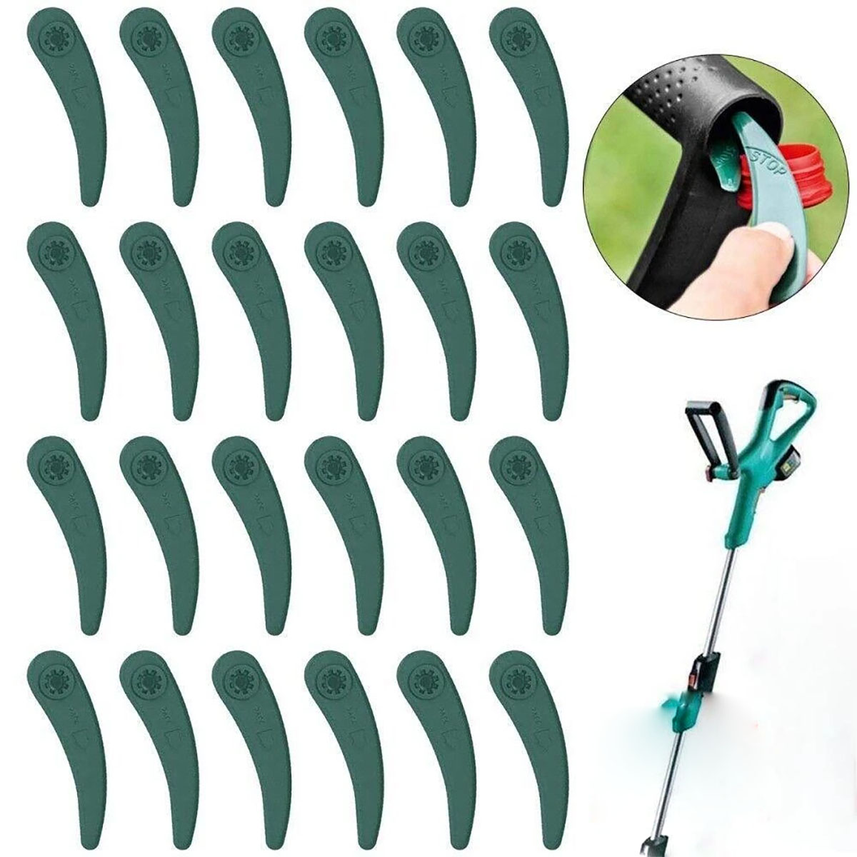 1/5/10/20/50/100Pc Green Plast - Gardening Tools Basic recension och pris