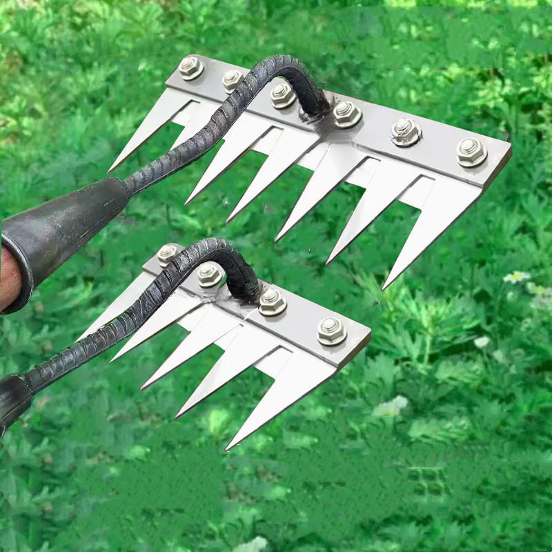 Steel Garden Weeding Rake Mult - Gardening Tools Hoe recension och pris