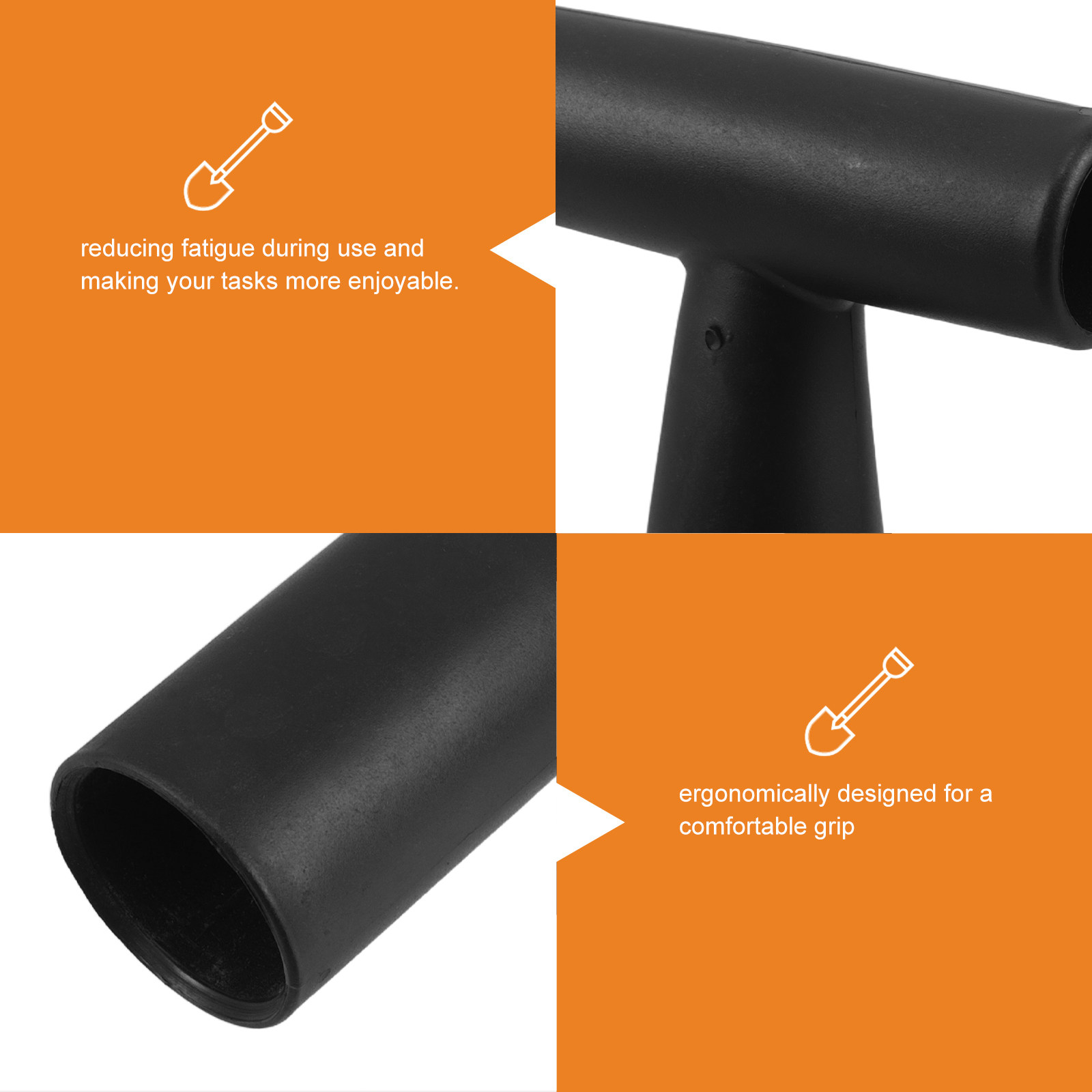 D Shaped Shovel Handles 3 Pack - Spade Digging Fork recension och pris