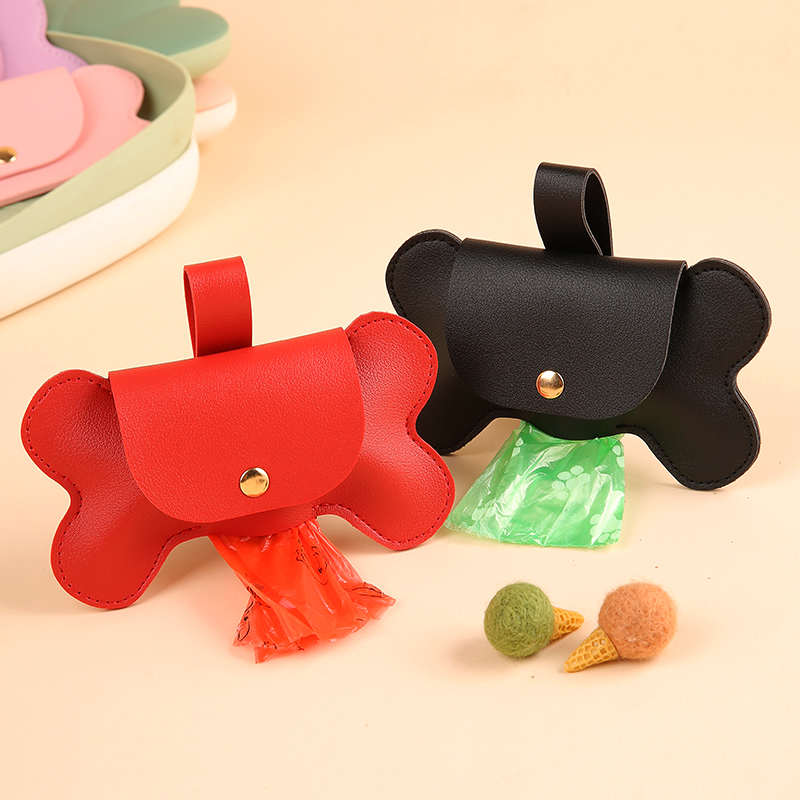 PU Leather Dog Poop Bag Dispen - Fertilizer Dispenser recension och pris
