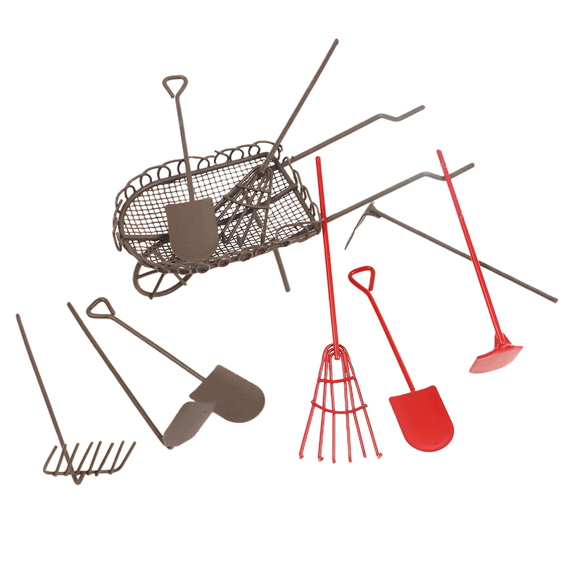 1/12 Dollhouse Simulation Gard - Gardening Tools Hoe recension och pris
