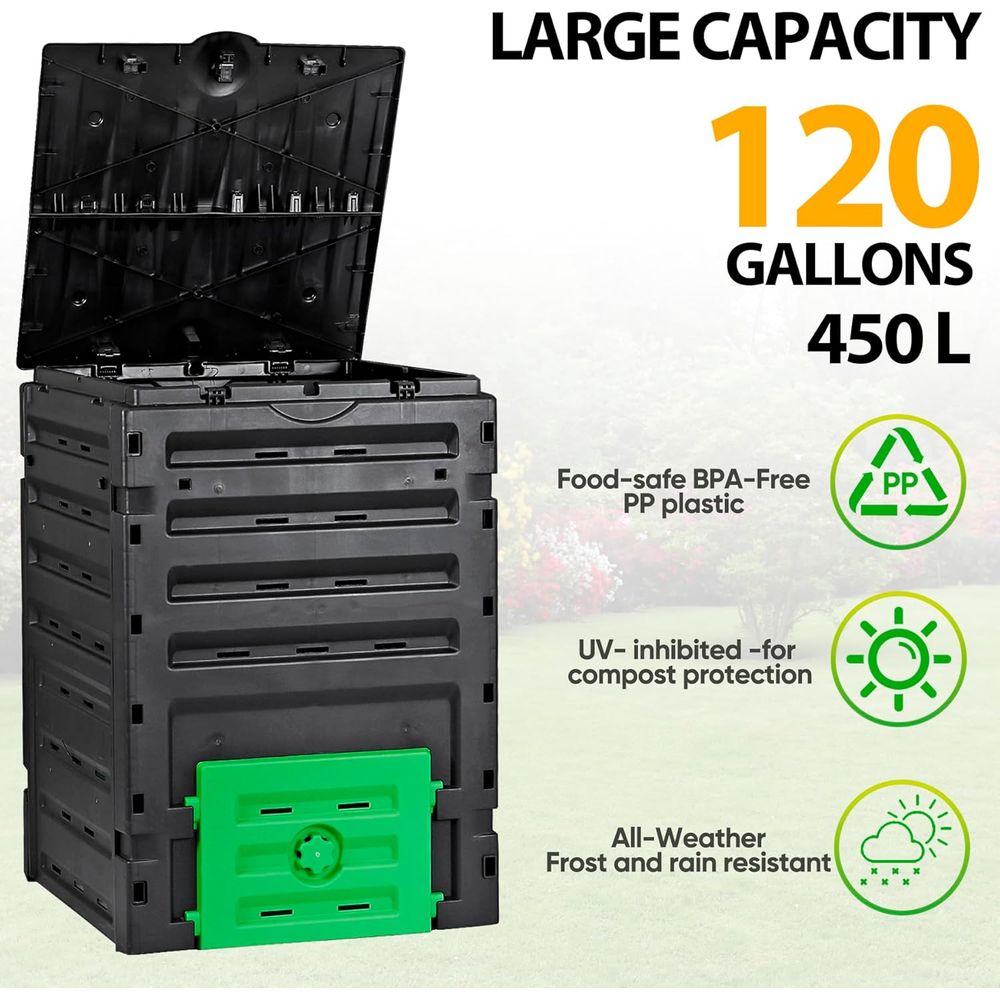 120 Gallon Garden Compost Bin  - Compost Bin recension och pris