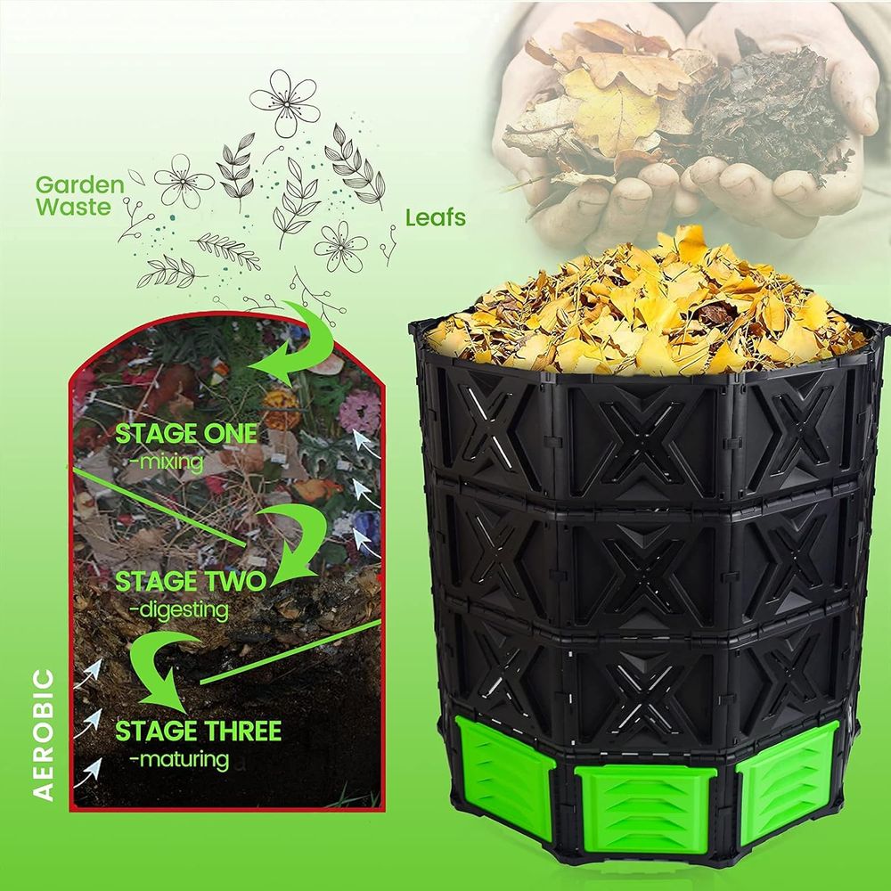 XXL Large Compost Bin Outdoor- - Compost Bin recension och pris