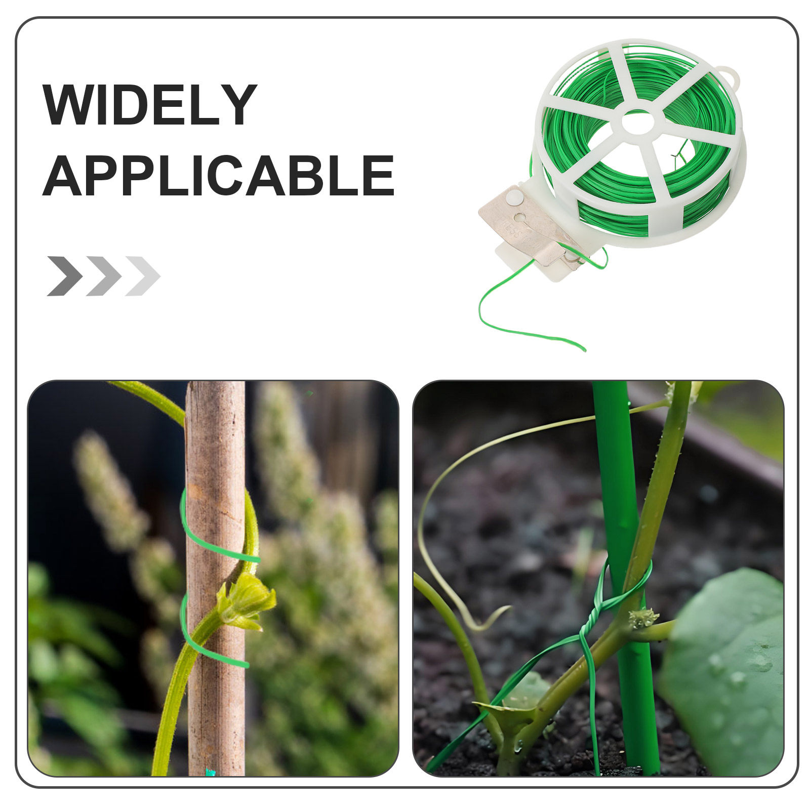 4 Rolls Green Garden Plant Tie - Garden Wire Twist Tie recension och pris