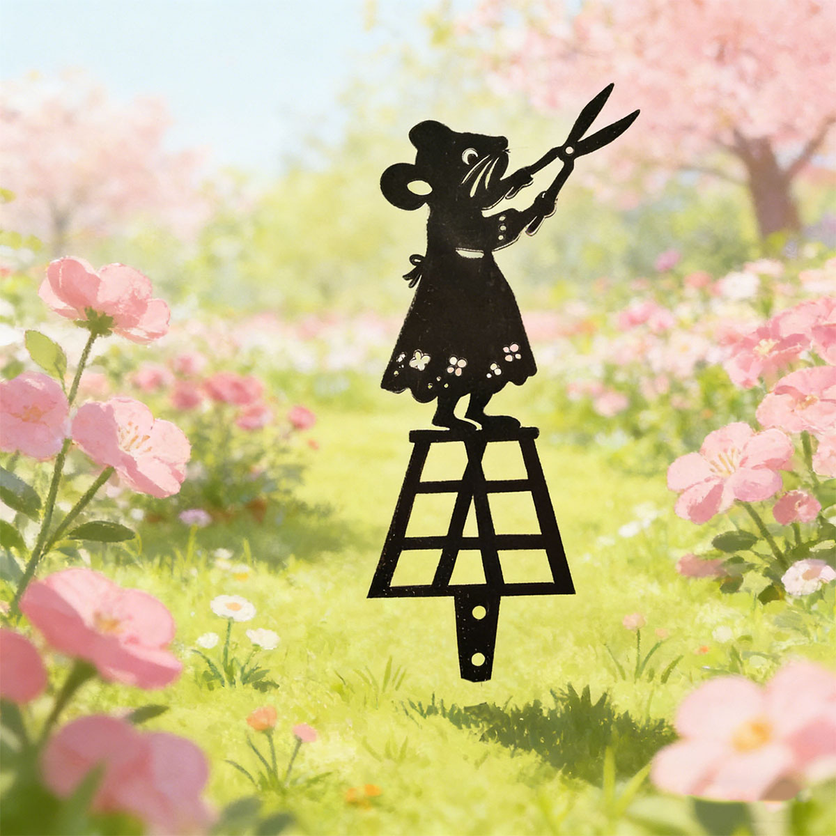 Black Silhouette Line Metal Ga - Gardening Tools Basic recension och pris