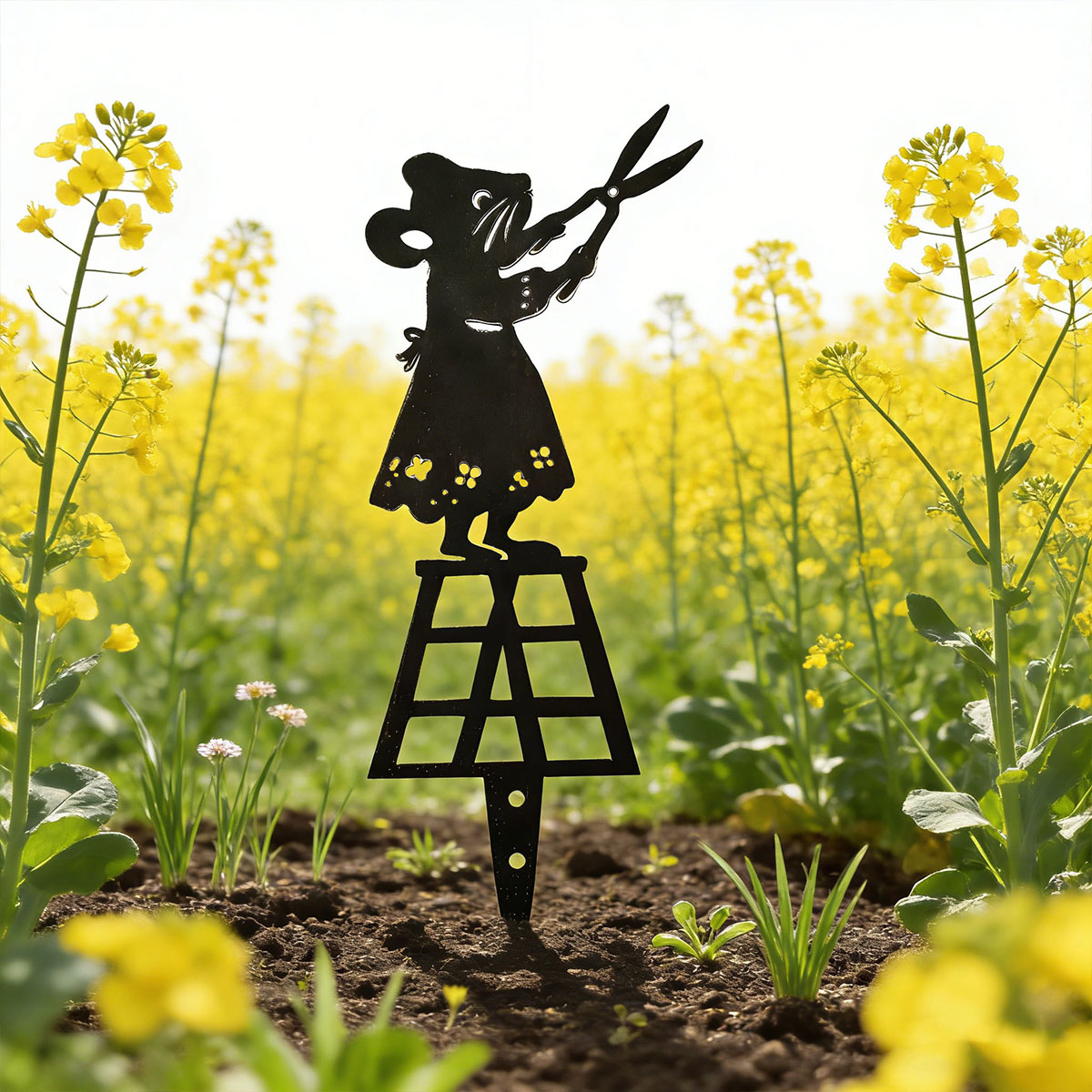 Black Silhouette Line Metal Ga - Gardening Tools Basic recension och pris