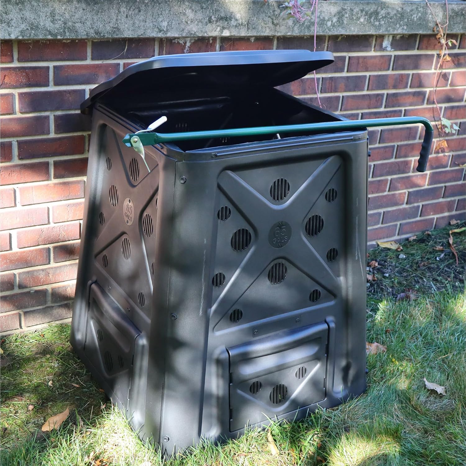 Redmon Outdoor Compost Bin wit - Compost Bin recension och pris