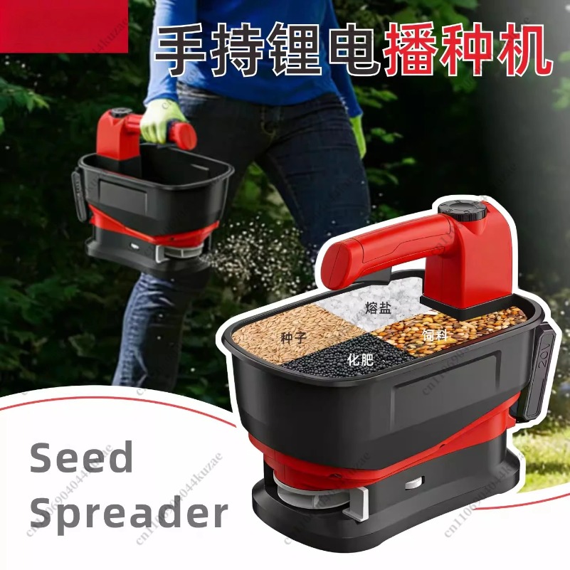 Portable Electric Planter Fert - Grass Seed Spreader recension och pris