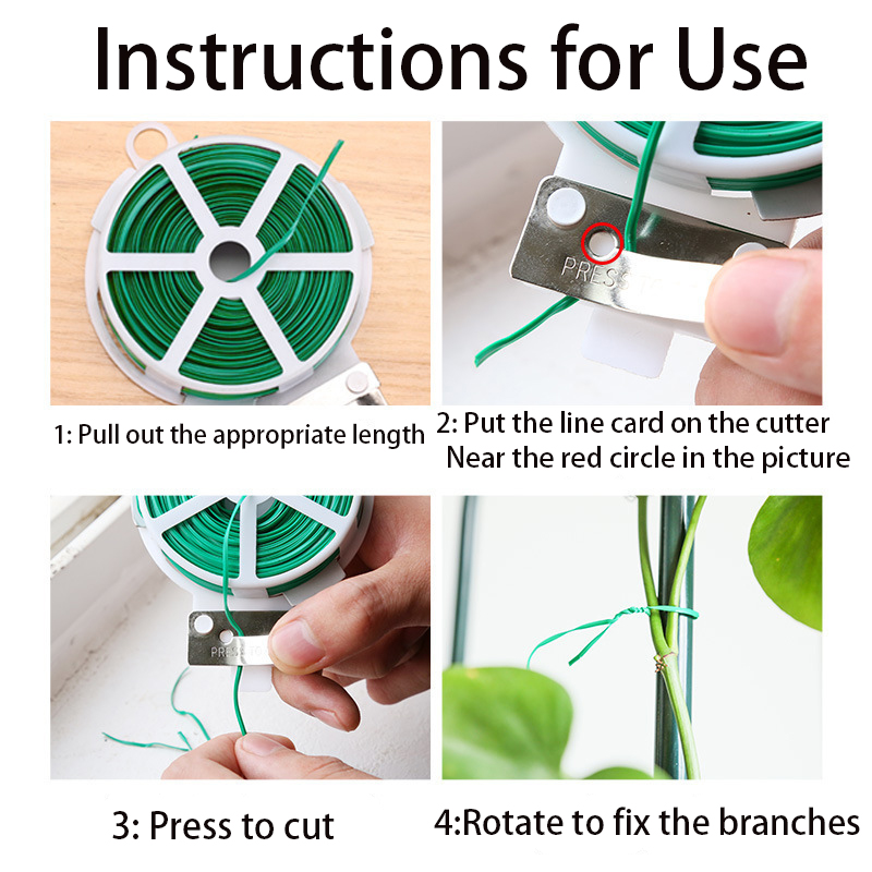 1/2Pcs Versatile Gardening Twi - Garden Wire Twist Tie recension och pris