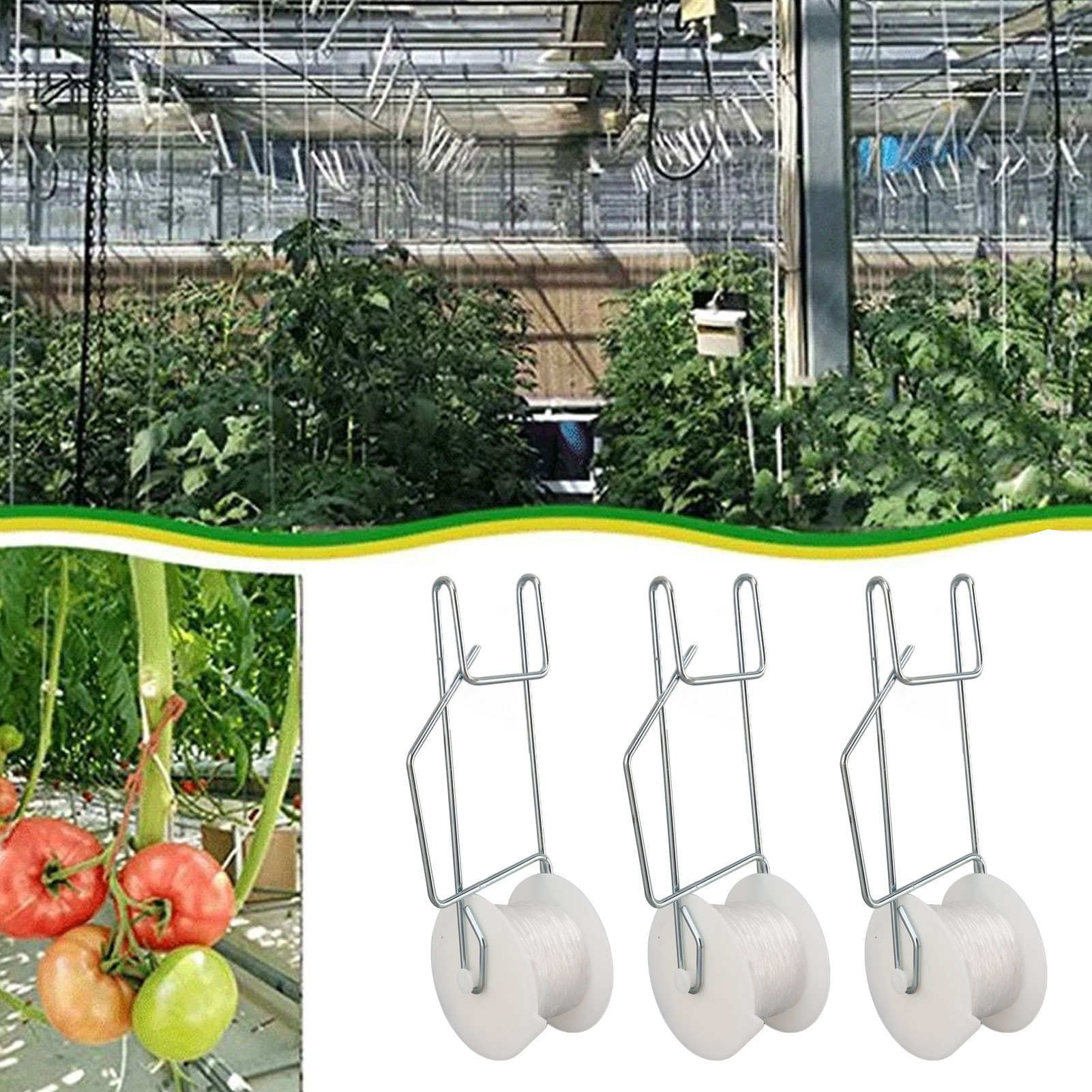 6-50pcs Tomato Support Hooks T - Gardening Tools Essential recension och pris