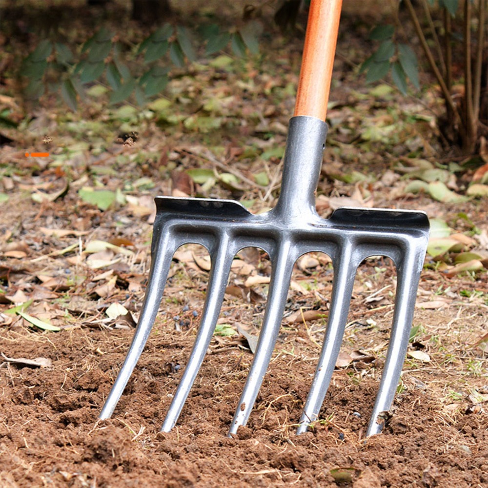 Sturdy High Carbon Steel Diggi - Spade Digging Fork recension och pris