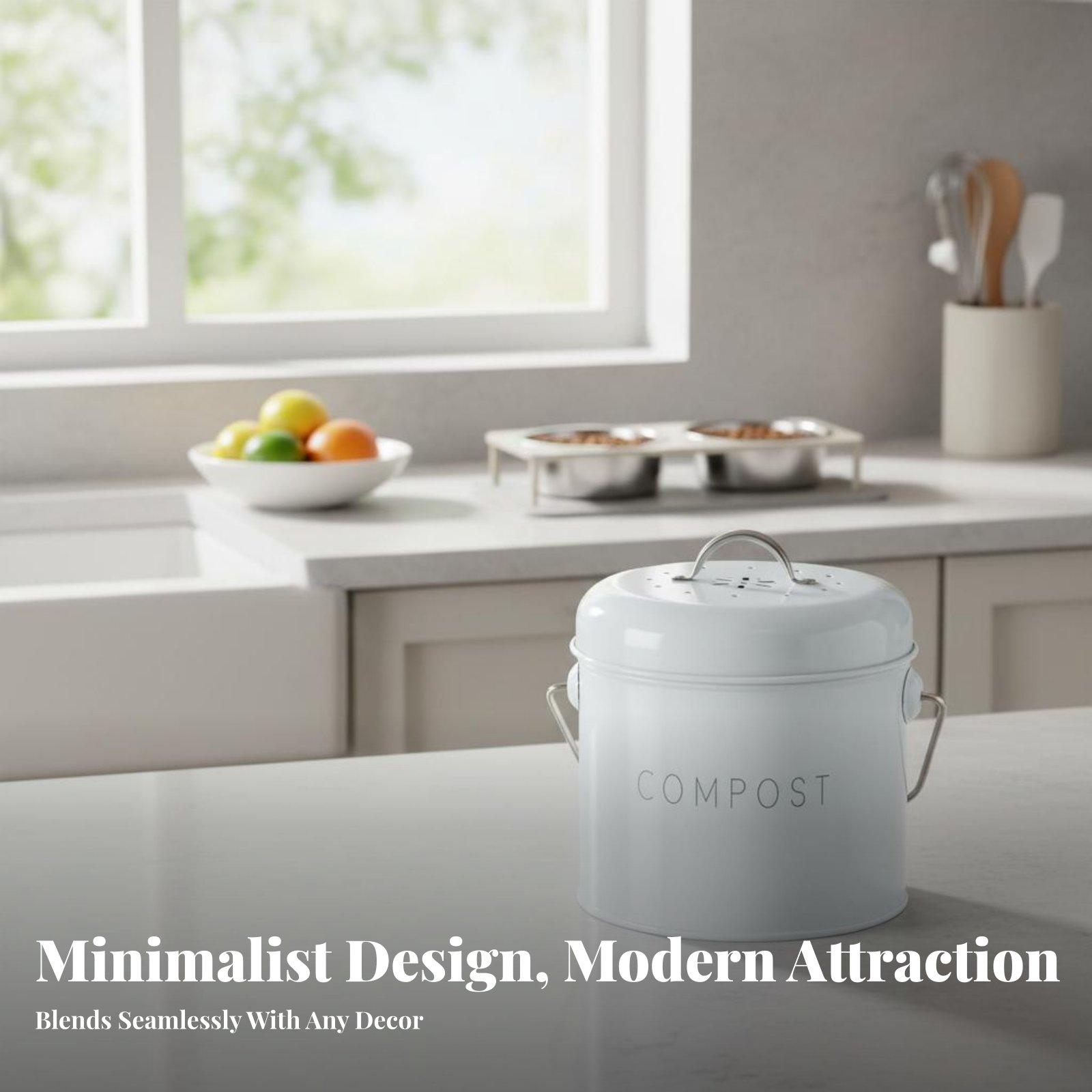 Desktop Trash Can for Kitchen  - Compost Bin recension och pris